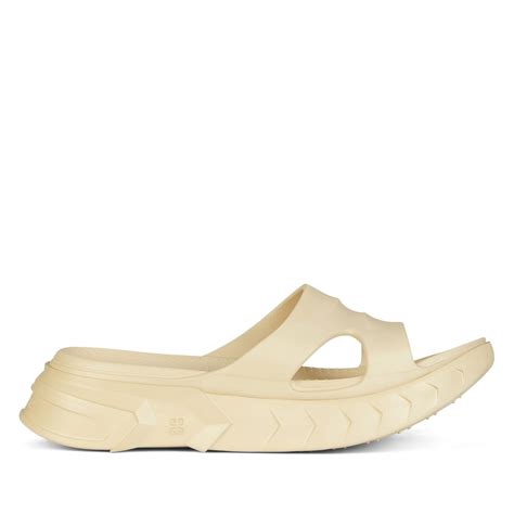 givenchy shark flat sandals|givenchy marshmallow sandals.